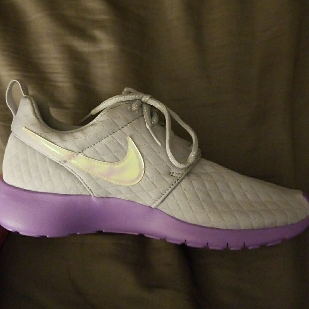 Grey and purple Nike Rogue Shoes